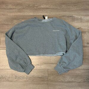 H&M Blue Cropped Sweater (Size M)
